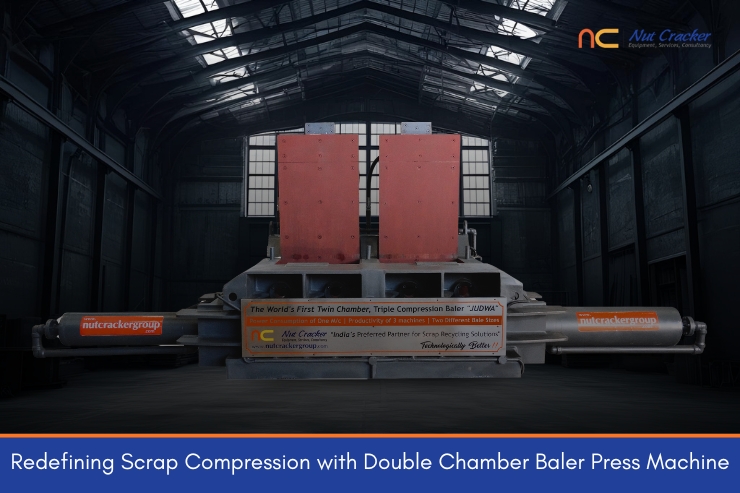 How Nut Cracker Is Redefining Scrap Compression with Double Chamber Baler Press Machine