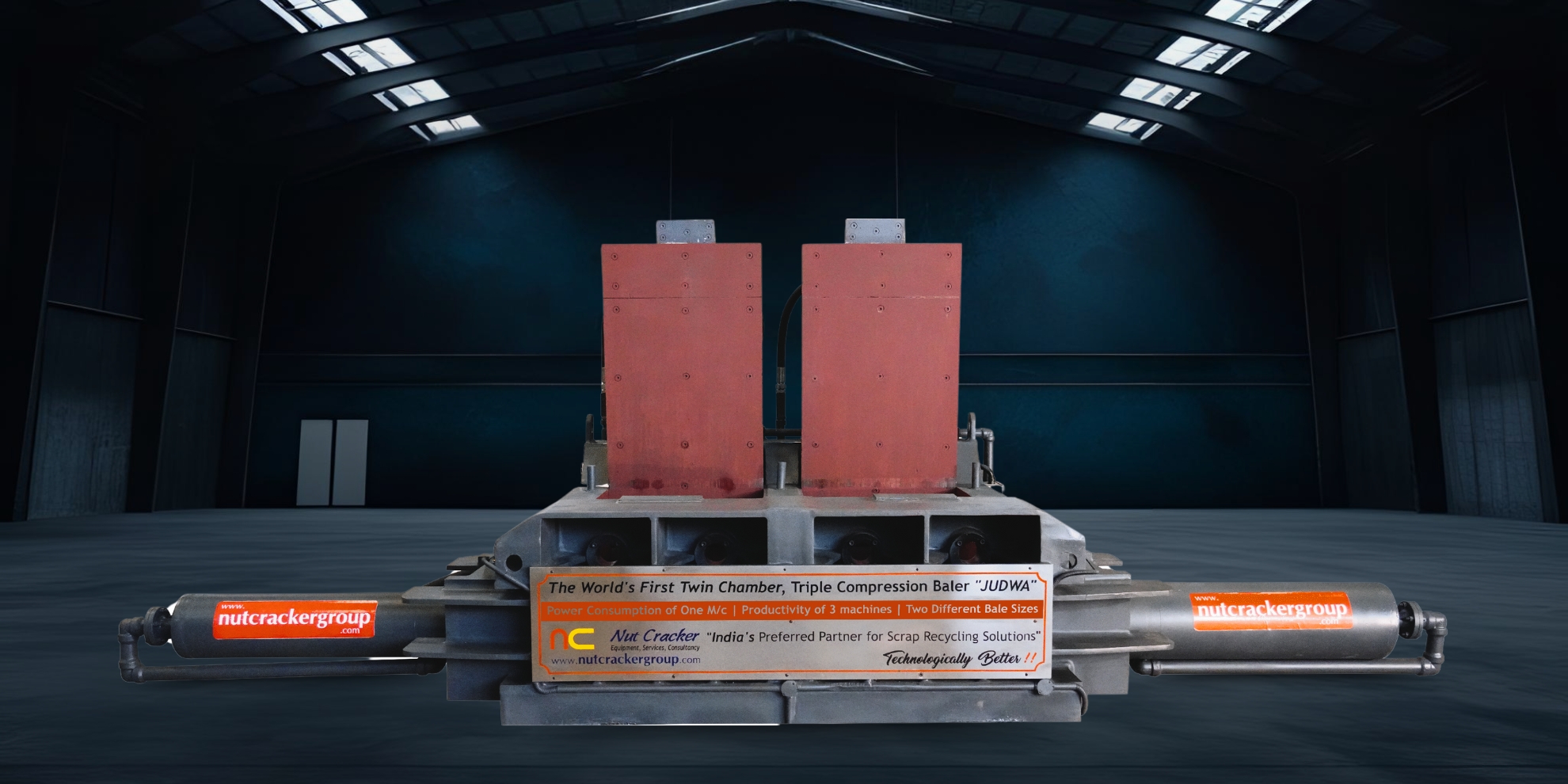 JUDWA Double Chamber Baler | Twin Chamber Triple Compression Baler