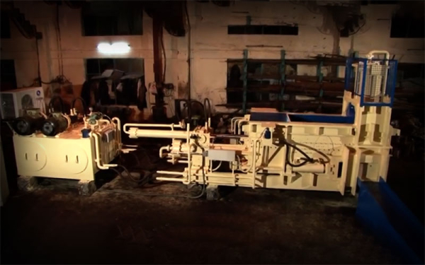 Continuous Baler Machine in Action!